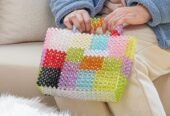 Beaded Bag Summer Beach Bag Acrylic Handbags