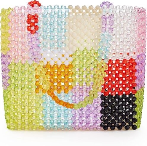 Beaded Bag Summer Beach Bag Acrylic Handbags