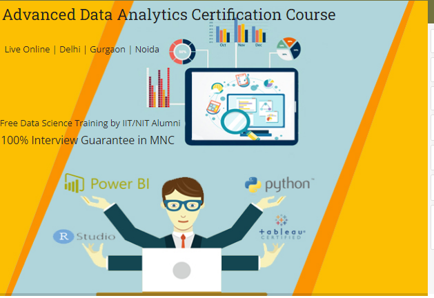 Job Oriented Data Analyst Course in Delhi, 110096. Best